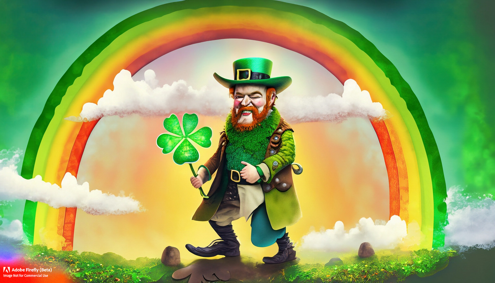 IF YOU ASK ADOBE FIREFLY TO GENERATE AN IMAGE OF A LEPRECHAUN