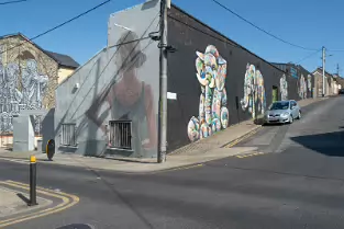 LAURA A MURAL BY TAQUEN AT THE WATERFORD WALLS FESTIVAL [26 AUGUST 2019 THE DAY AFTER IT WAS COMPLETED]-255791-1