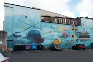 THE WATERFORD BOOK CENTRE REAR WALL LAYER THREE MURAL BY MAKER AND LAND [PHOTOGRAPHED AUGUST 2025]-255653-1