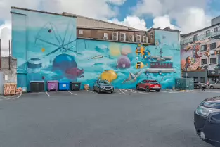 THE WATERFORD BOOK CENTRE REAR WALL LAYER THREE MURAL BY MAKER AND LAND [PHOTOGRAPHED AUGUST 2025]-255654-1