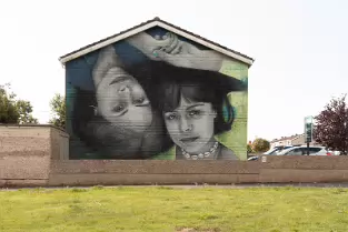 THE SAME BUT DIFFERENT MURAL BE FRENCH ARTIST ZABOU [BALLYBEG PARK WATERFORD 2021]-255799-1