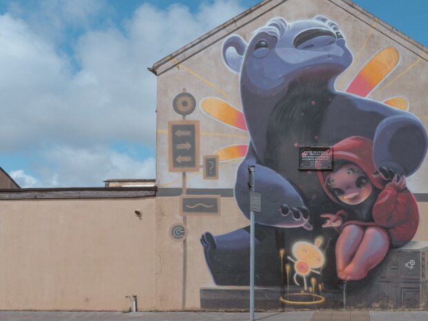 BY ANIMALITOLAND FROM ARGENTINA Animalitoland's mural from the 2018 festival is located on Doyle Street, near its junction with St Ignatius Street. The...