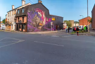 THE MUCH ADMIRED MURAL BY SONNY SUNDANCER [IT WAS COMPLETED 23 AUGUST 2017]-255400-1