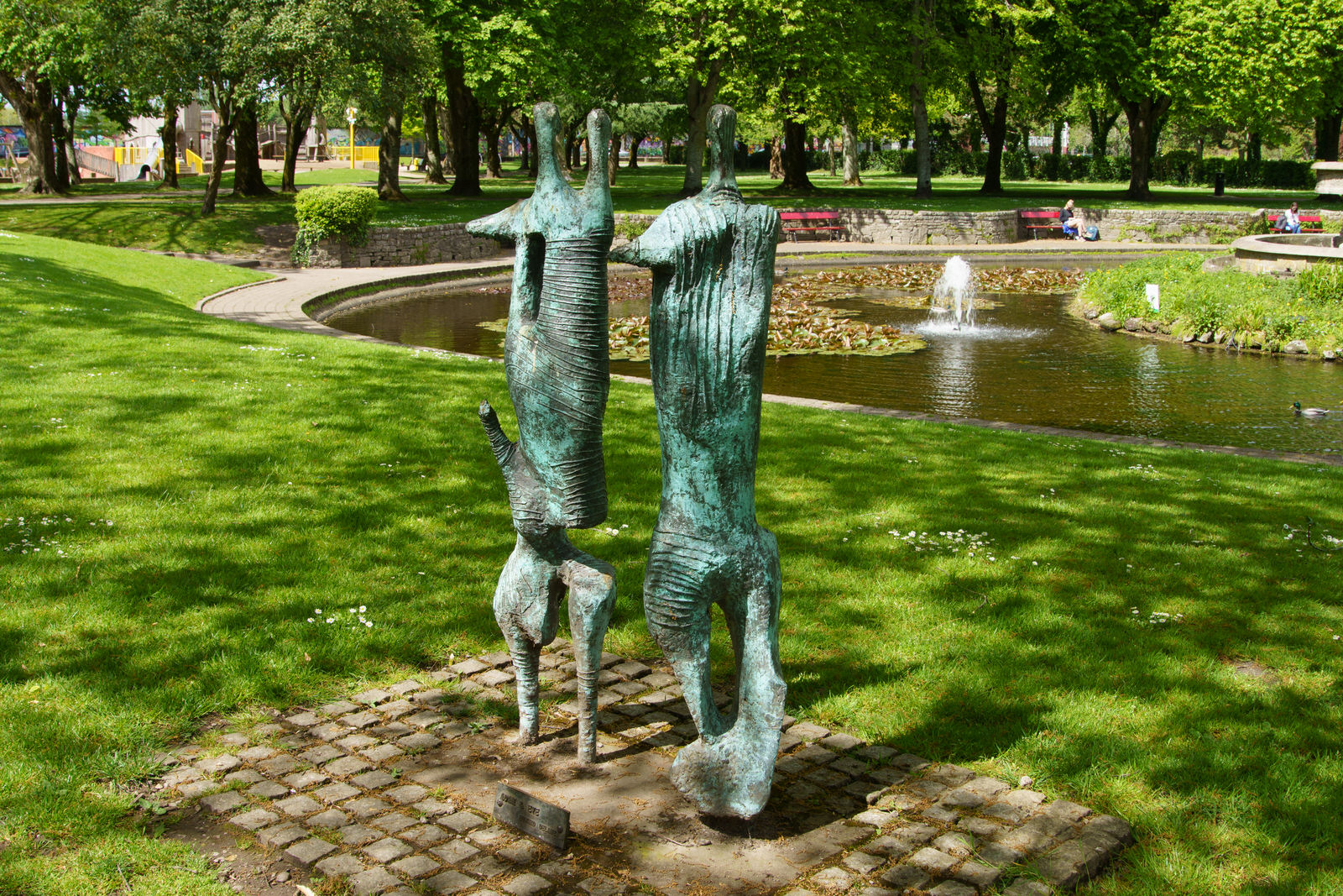 ADAM AND EVE BY EDWARD DELANEY WAS NOT EASY TO PHOTOGRAPH [FITZGERALD PARK IN CORK CITY]
 005