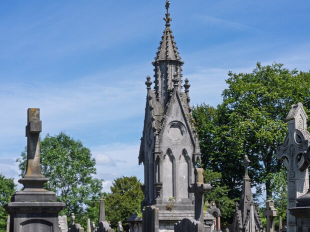 OLDER SECTION OF THE CEMETERY Glasnevin Cemetery, established in 1832 by Daniel O'Connell, is not just a burial ground but a significant historical...
