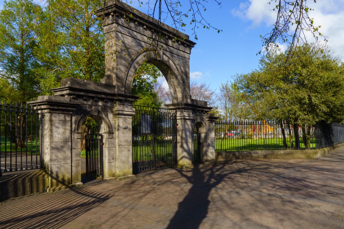 MAIN ENTRANCE TO CLARE STREET PUBLIC PARK APRIL 2022