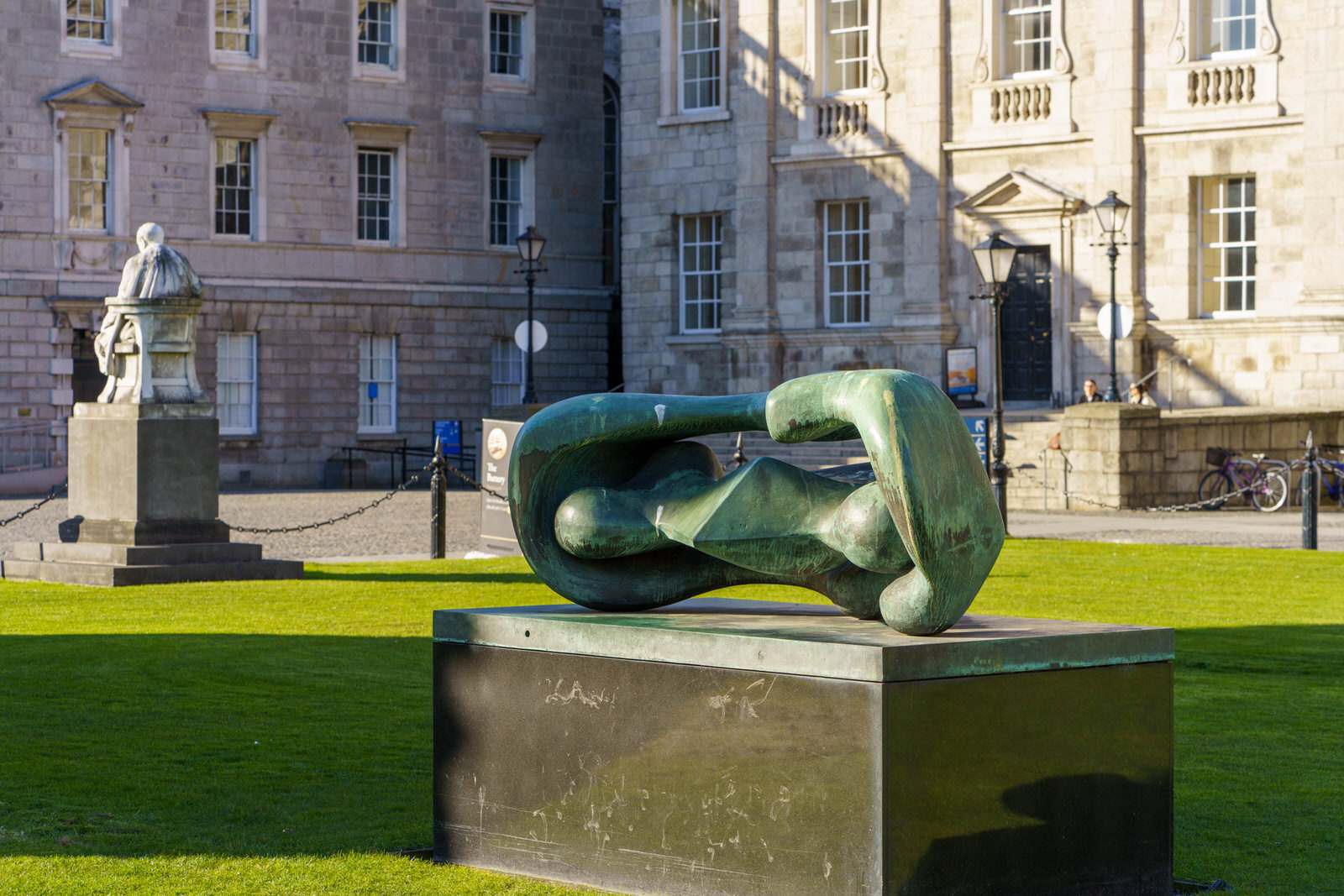 RECLINING AND CONNECTED FORMS BY HENRY MOORE