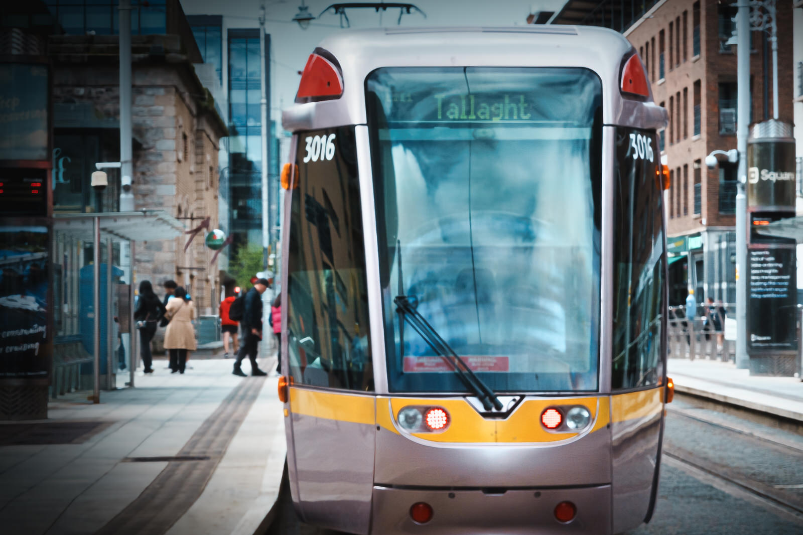 LUAS TRAM STOP AT MAYOR SQUARE