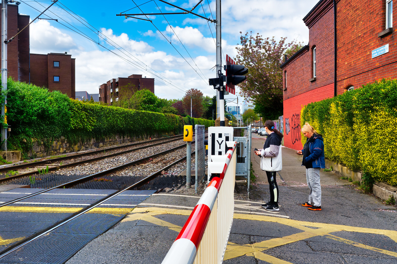 LEVEL CROSSING OR RAILWAY CROSSING