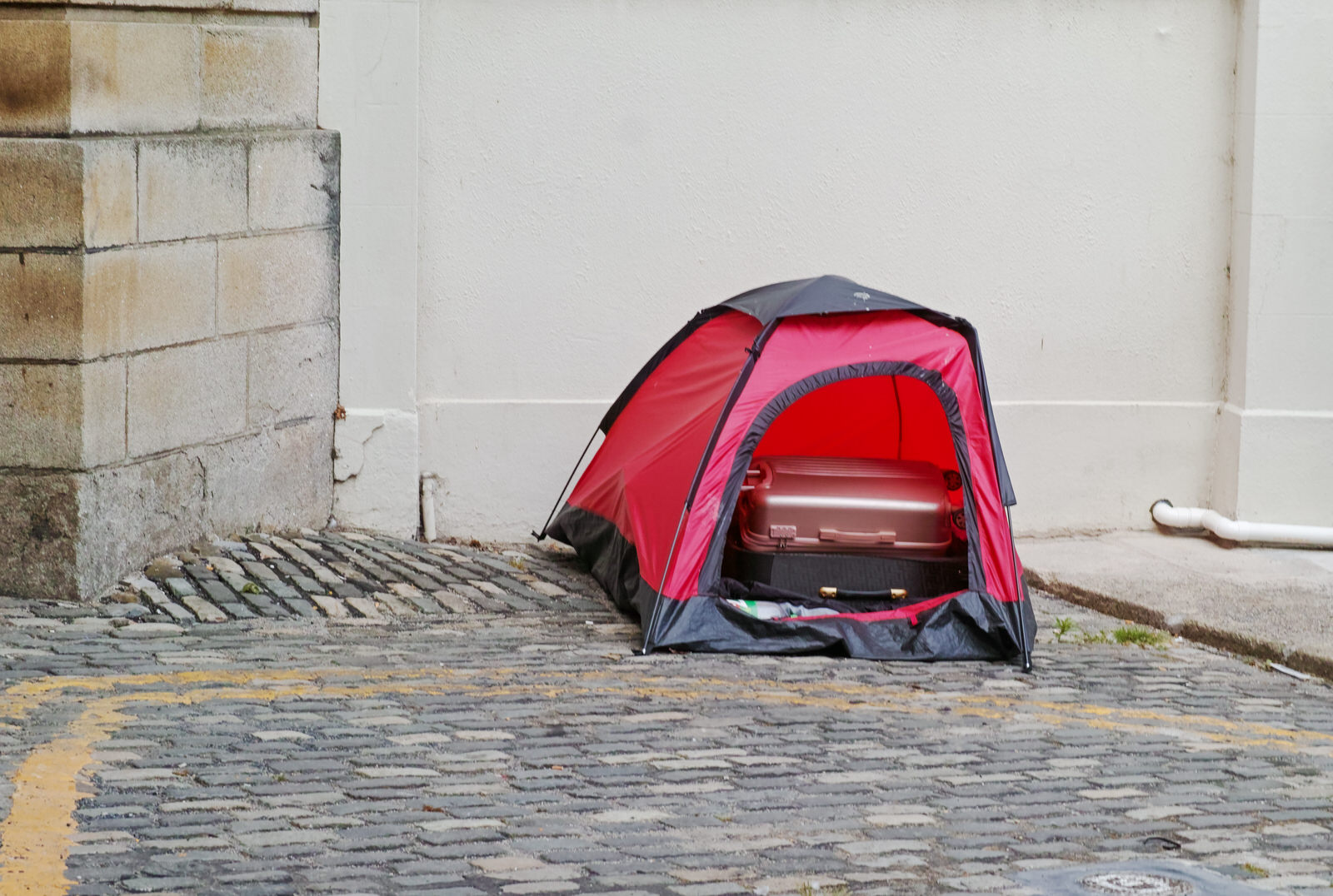 LIVING OUT OF A SUITCASE