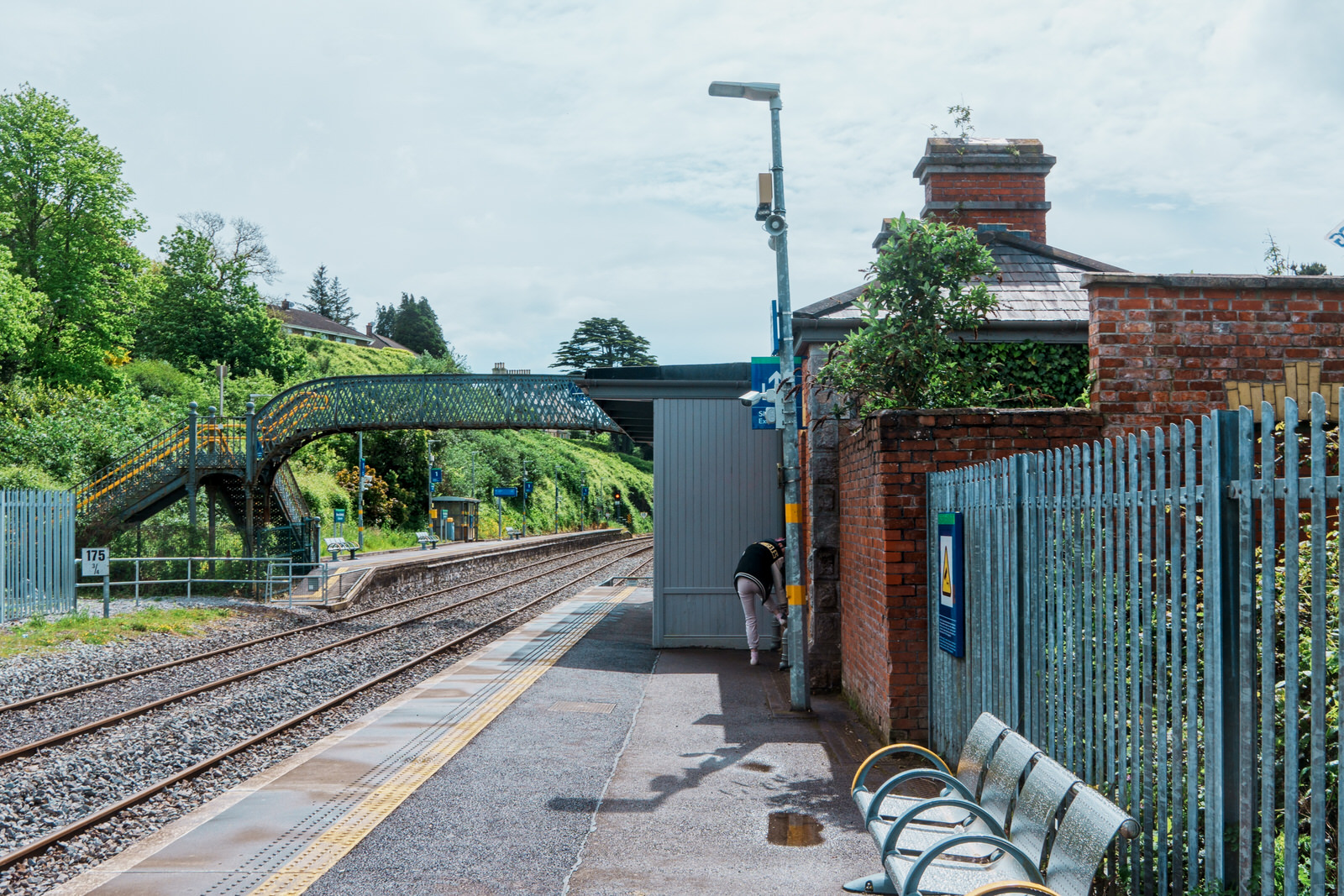 RAILWAY STATION AT RUSHBROOKE IN CORK 