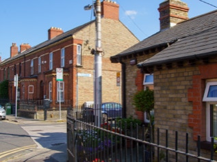 CONNAUGHT STREET IN THE PHIBSBOROUGH AREA OF DUBLIN 001