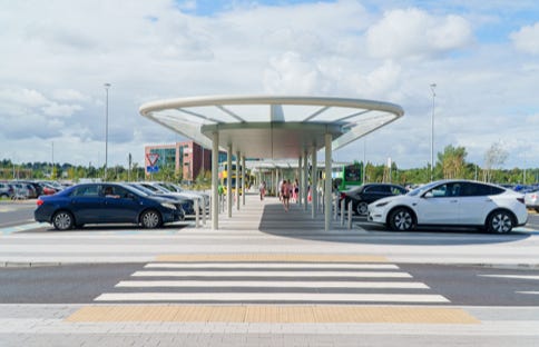 THE NEW BUS PLAZA THAT I DID NOT KNOW ABOUT [AT LIFFEY VALLEY SHOPPING CENTRE] o001