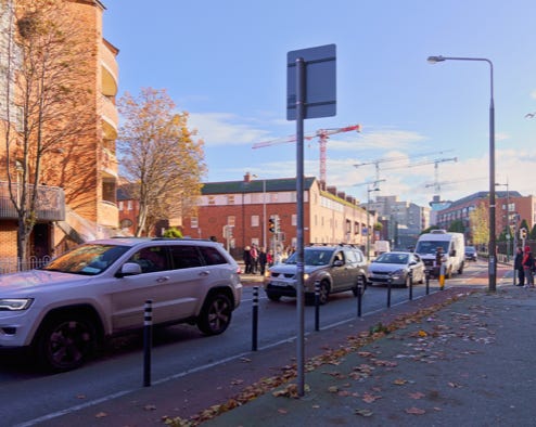 WERBURGH STREET AND BRIDE STREET [BETWEEN ST PATRICK'S CATHEDRAL AND CHRIST CHURCH CATHEDRAL]  001