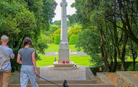 THE GREAT CROSS [THE IRISH NATIONAL MEMORIAL GARDENS AT ISLANDBRIDGE] 001