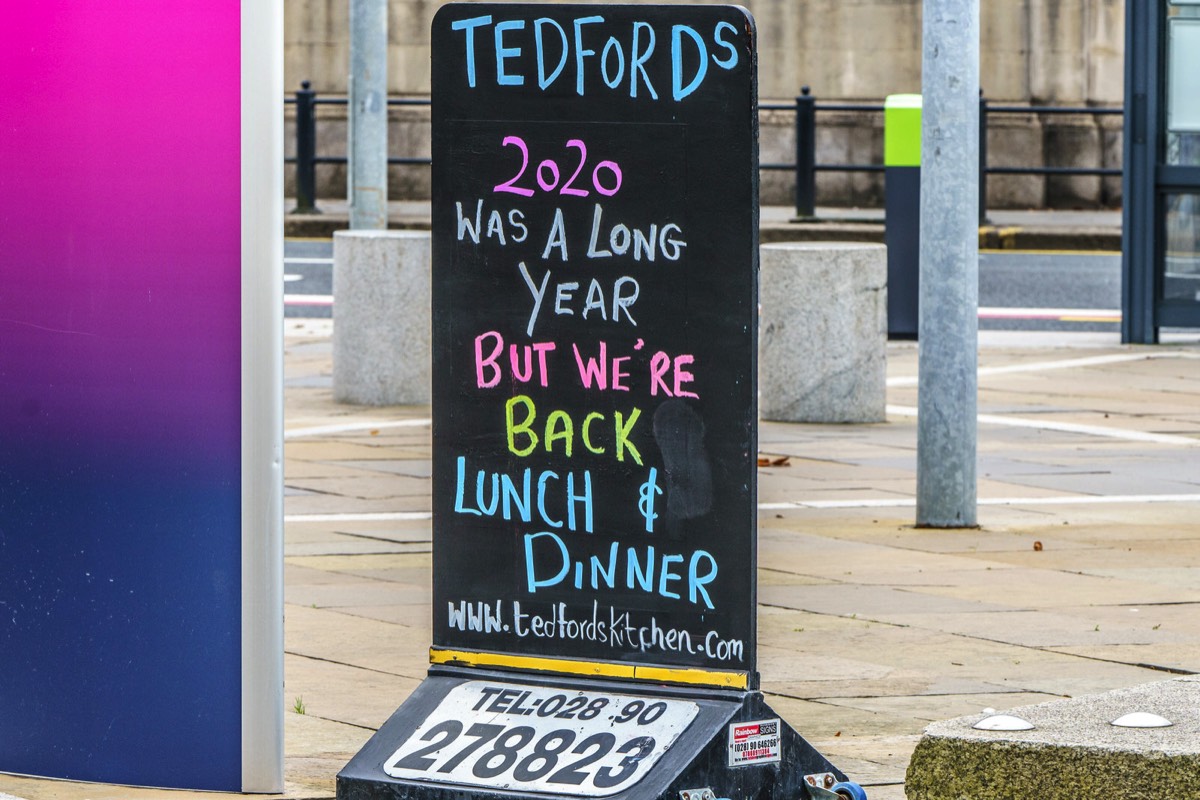 TEDFORDS RESTAURANT - 2020 WAS A LONG YEAR