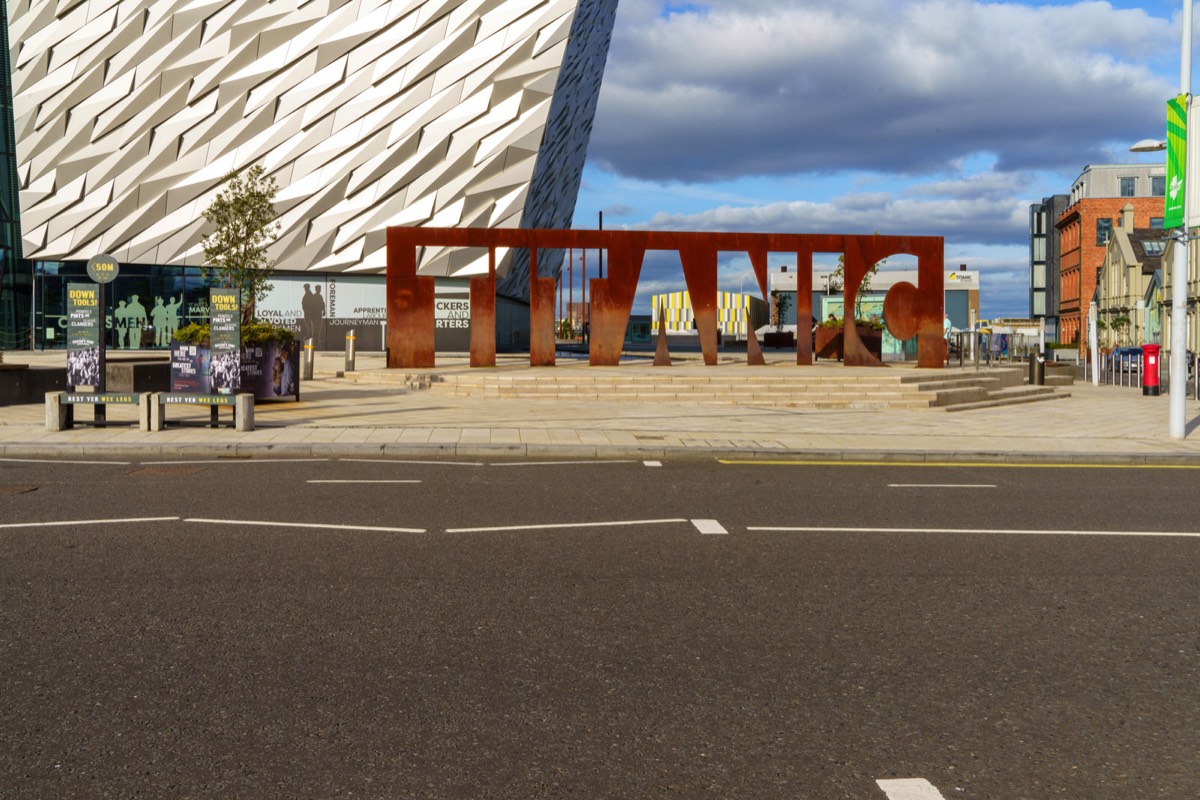 TITANIC LETTERING - CORTEN OR WEATHERING STEEL 001