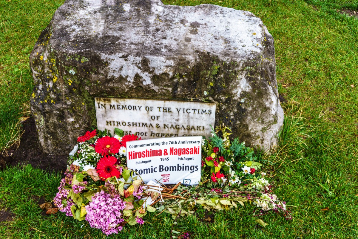 MEMORIAL IN CORK - HIROSHIMA AND NAGASAKI 76th ANNIVERSARY 