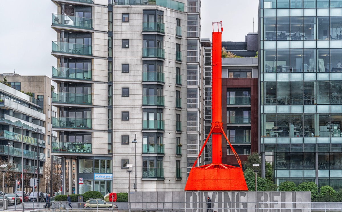 THE DIVING BELL ON SIR JOHN ROGERSONS QUAY - THIS IS NOW A MINI-MUSEUM 001