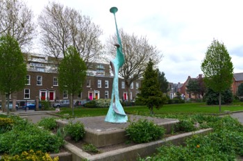  HARMONY A SCULPTURE BY SANDRA BELL - PEARSE SQUARE PUBLIC PARK 