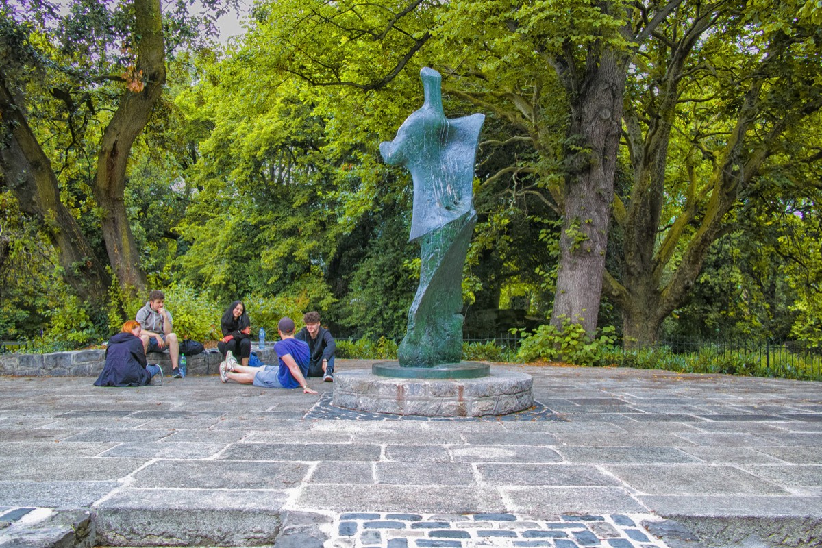 WILLIAM BUTLER YEATS MEMORIAL BY HENRY MOORE  001