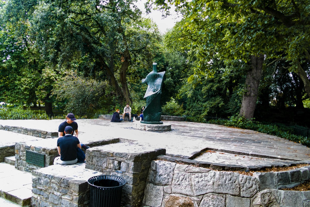 WILLIAM BUTLER YEATS MEMORIAL BY HENRY MOORE  002