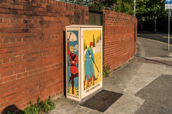  PAINT-A-BOX STREET ART AT PROSPECT WAY NEAR GLASNEVIN CEMETERY 