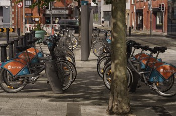  DUBLINBIKES DOCKING STATION 50 AT GEORGE'S LANE IN SMITHFIELD 