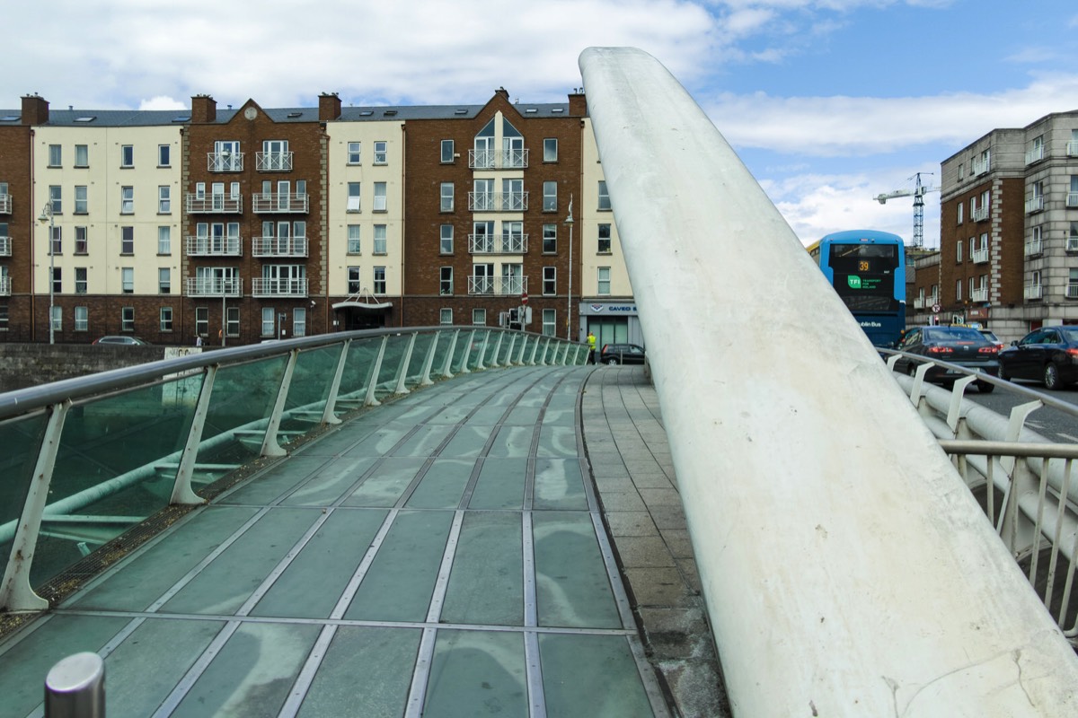 James Joyce Bridge is a road bridge spanning the River Liffey 004