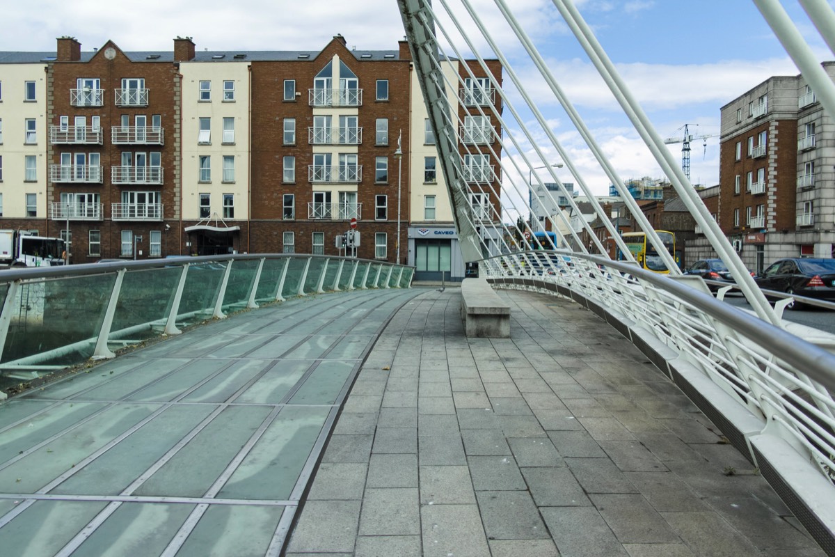 James Joyce Bridge is a road bridge spanning the River Liffey 005