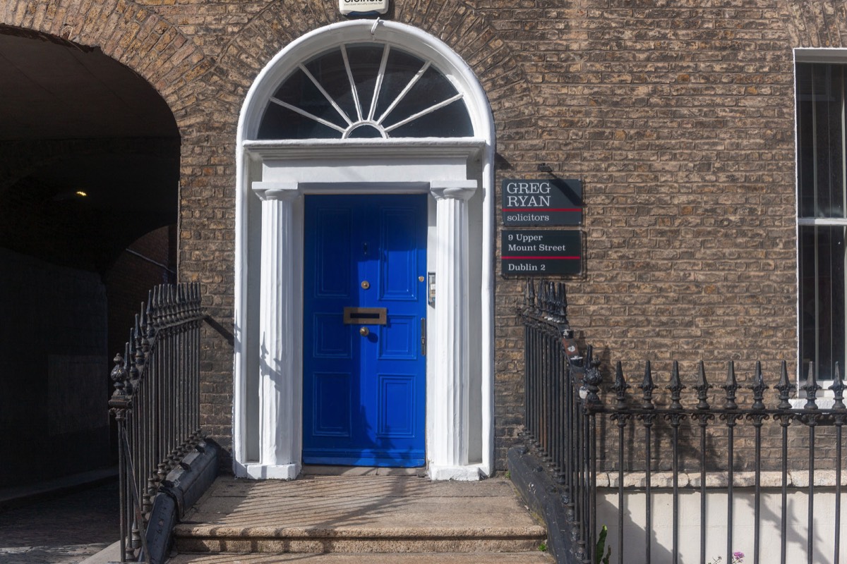 THE DOORS OF DUBLIN - UPPER MOUNT STREET 011