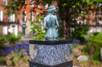  THE THREE ELEMENTS TO THE OSCAR WILDE SCULPTURE BY DANNY OSBORNE  - MERRION SQUARE PUBLIC PARK  