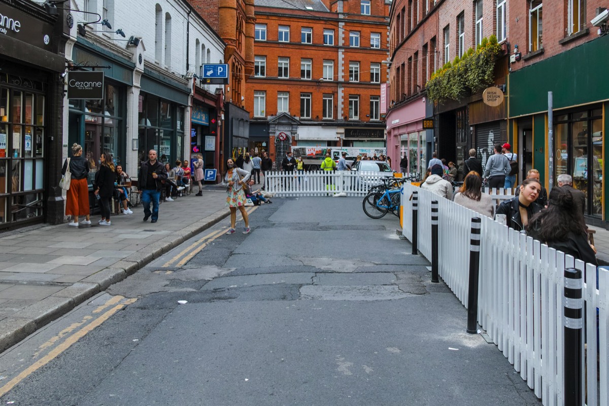 PEDESTRIANISED ON A TRIAL BASIS FOR FOUR WEEKENDS  010