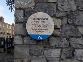  IRIS MURDOCH WAS BORN HERE  - BLESSINGTON STREET BASIN  