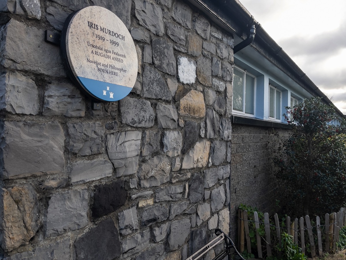 IRIS MURDOCH WAS BORN HERE  - BLESSINGTON STREET BASIN  002