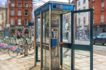  OLD TELEPHONE KIOSK ON BOLTON STREET 