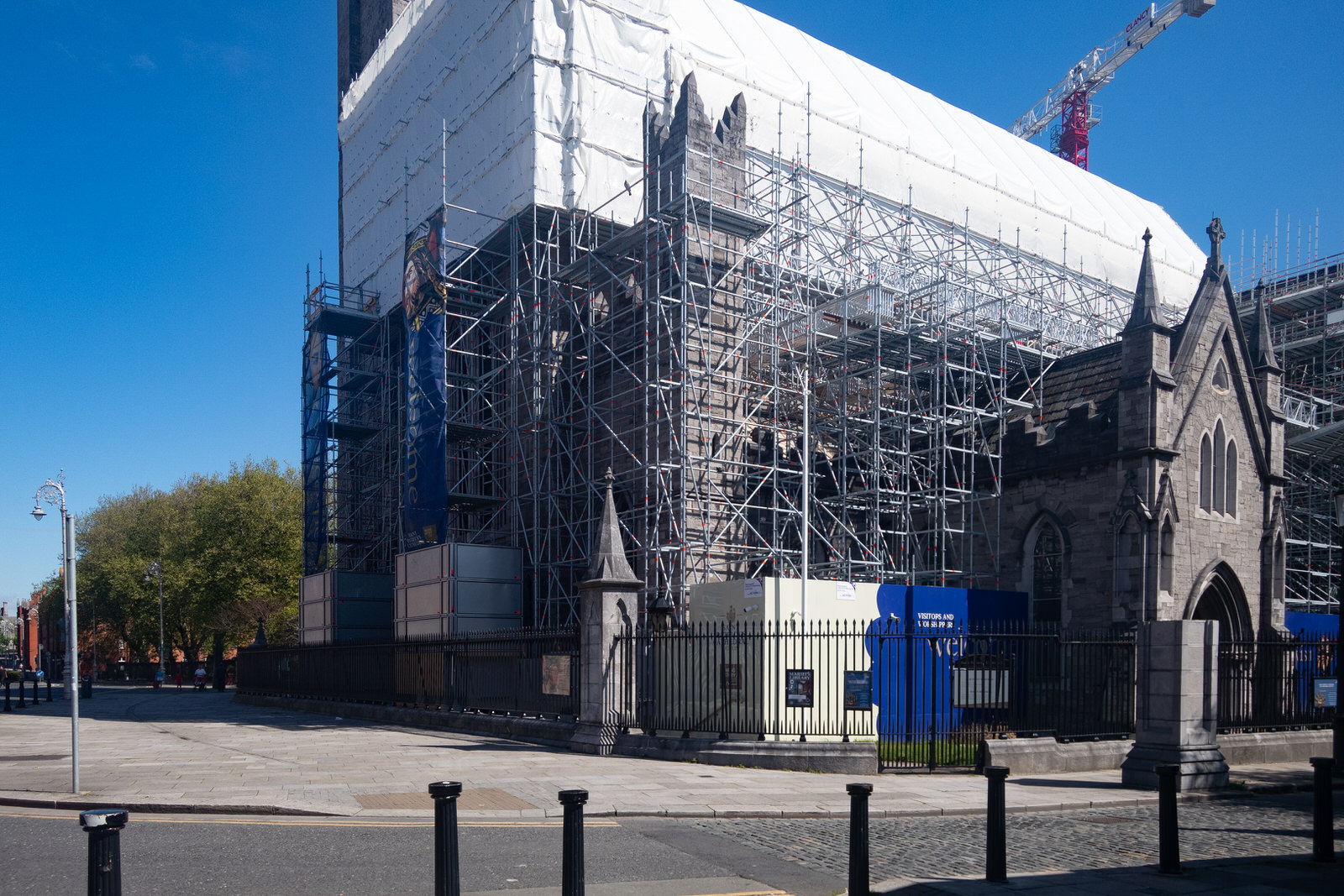  Situated beside St. Patrick's Cathedral, tradition has it that St. Patrick baptised the first Irish Christians there with water from the River Poddle which flows underground. 