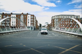  James Joyce Bridge is a road bridge spanning the River Liffey 