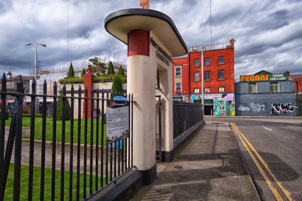 NEAR THE FOUR COURTS LUAS TRAM STOP - CHANCERY PLACE - CHANCERY STREET - WEST CHARLES STREET  001