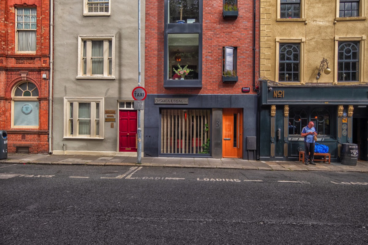 NEAR THE FOUR COURTS LUAS TRAM STOP - CHANCERY PLACE - CHANCERY STREET - WEST CHARLES STREET  021