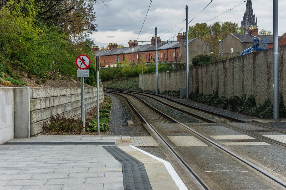 GRANGEGORMAN LUAS TRAM STOP APRIL 2021 002