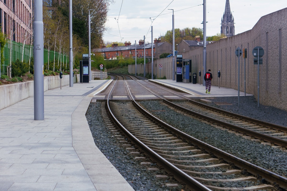 GRANGEGORMAN LUAS TRAM STOP APRIL 2021 004