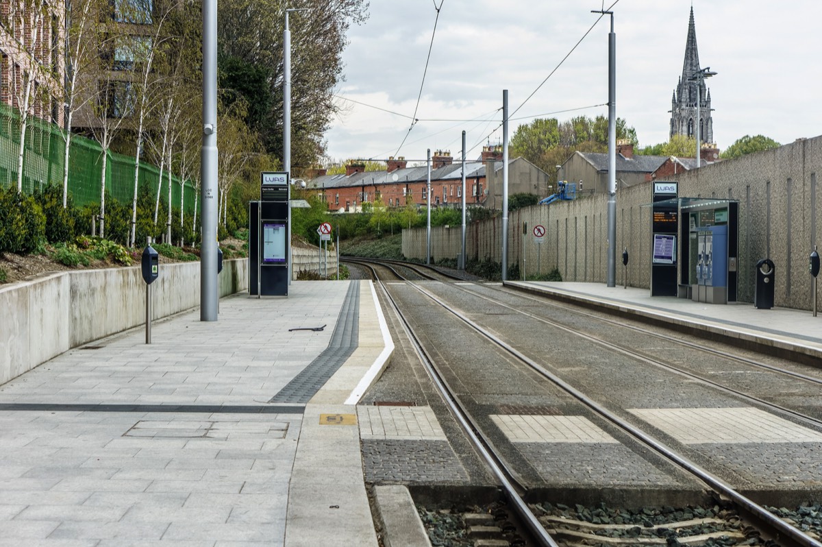 GRANGEGORMAN LUAS TRAM STOP APRIL 2021 005