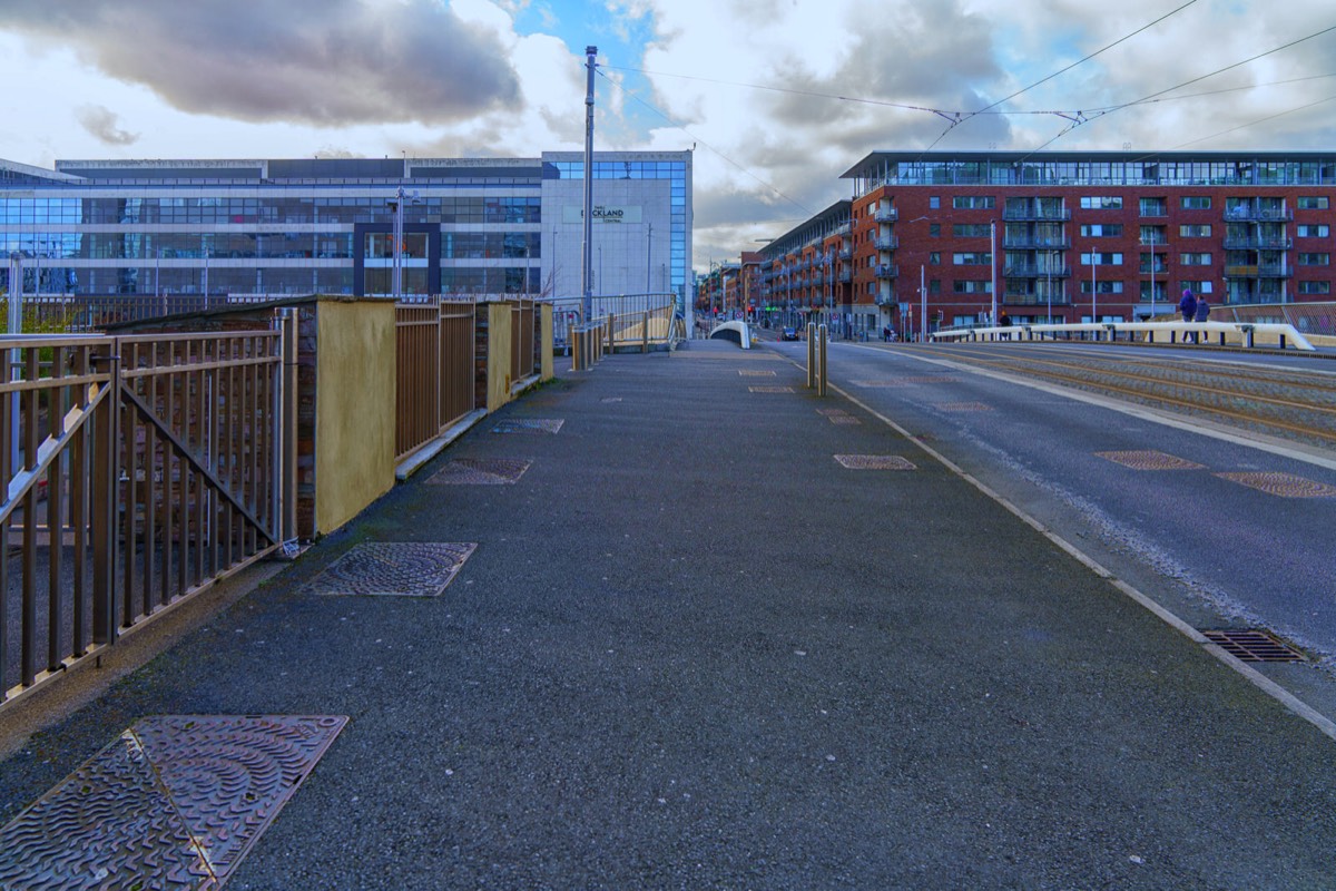 THE LUAS TRAM BRIDGE - UPPER MAYOR STREET  006