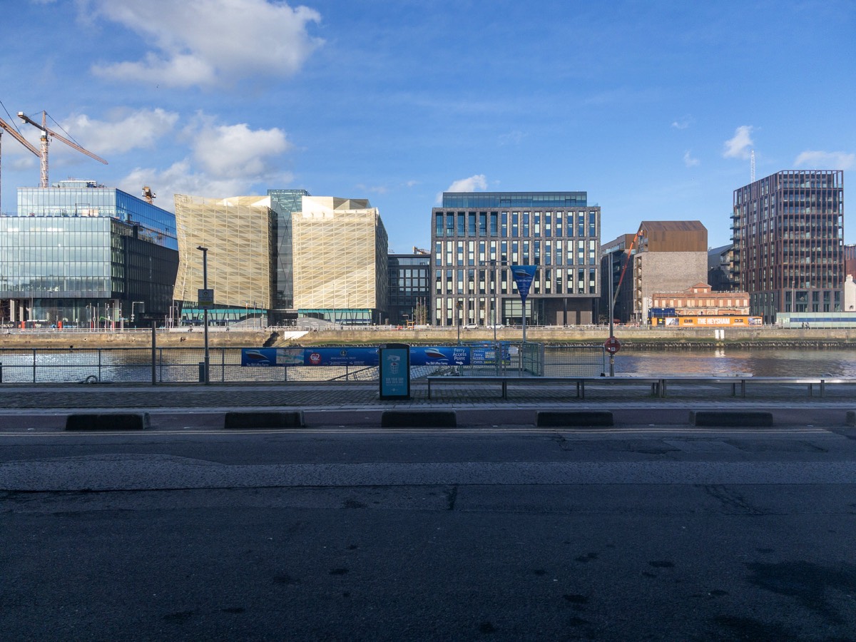 NORTH WALL QUAY AS SEEN FORM SIR JOHN ROGERSON