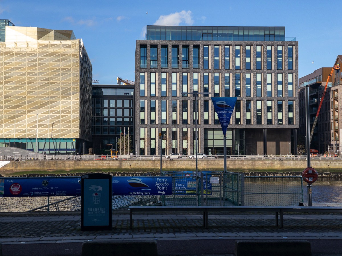 NORTH WALL QUAY AS SEEN FORM SIR JOHN ROGERSON