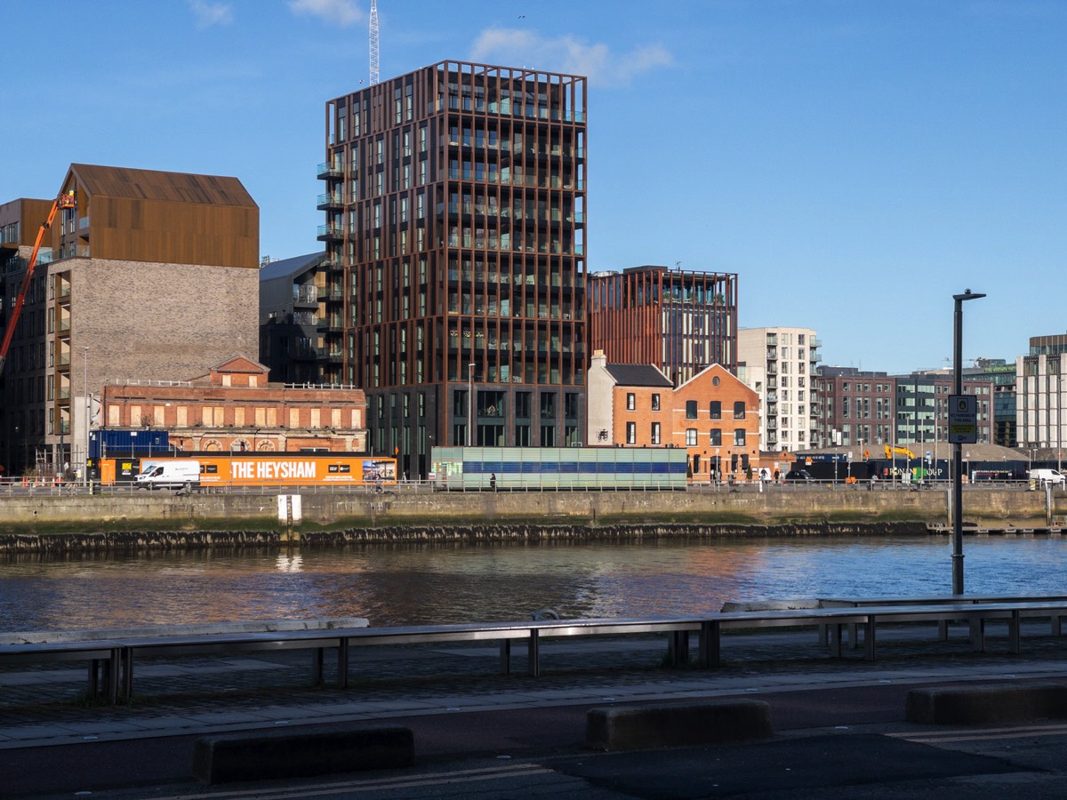 NORTH WALL QUAY AS SEEN FORM SIR JOHN ROGERSON