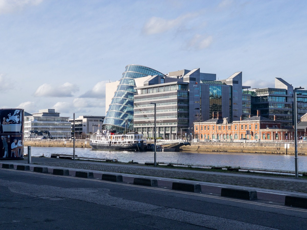 NORTH WALL QUAY AS SEEN FORM SIR JOHN ROGERSON