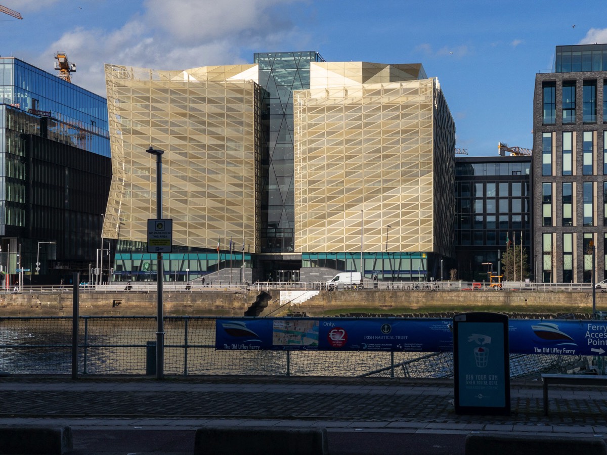 NORTH WALL QUAY AS SEEN FORM SIR JOHN ROGERSON