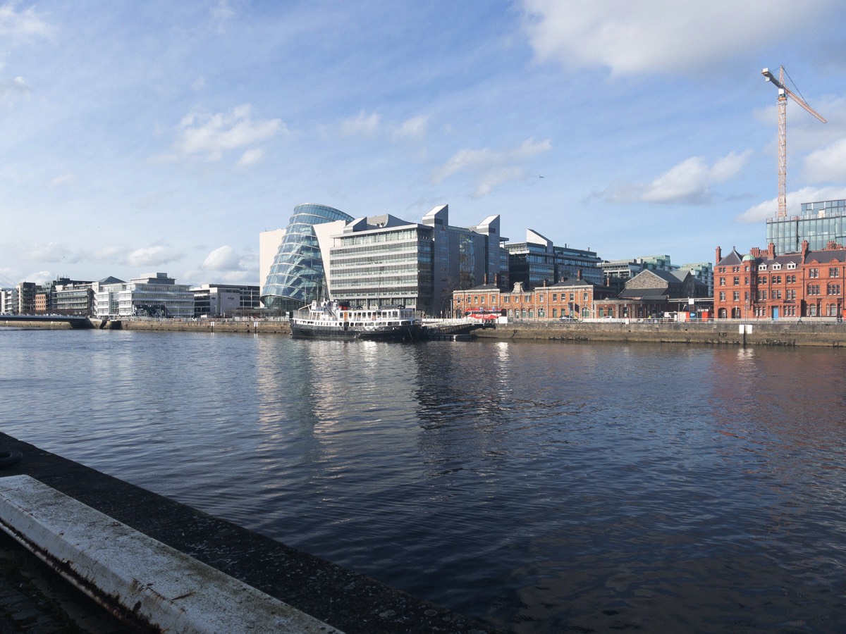 NORTH WALL QUAY AS SEEN FORM SIR JOHN ROGERSON